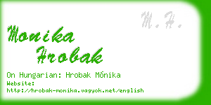monika hrobak business card